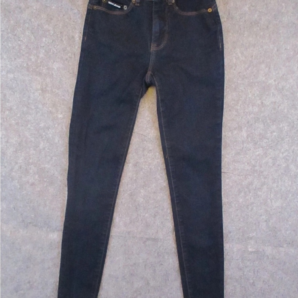 DKNY Women's Midnight Blue Skinny Jeans